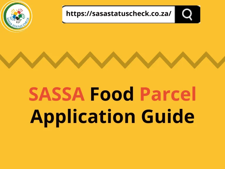 SASSA Food Parcels Application