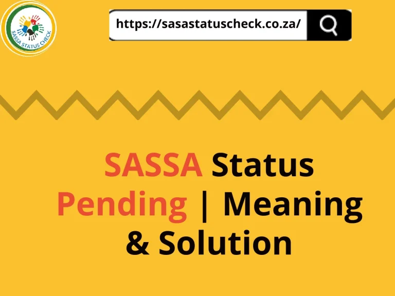 SRD Status Pending Means