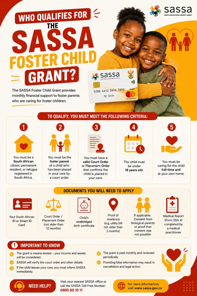 SASSA Foster Child Grant