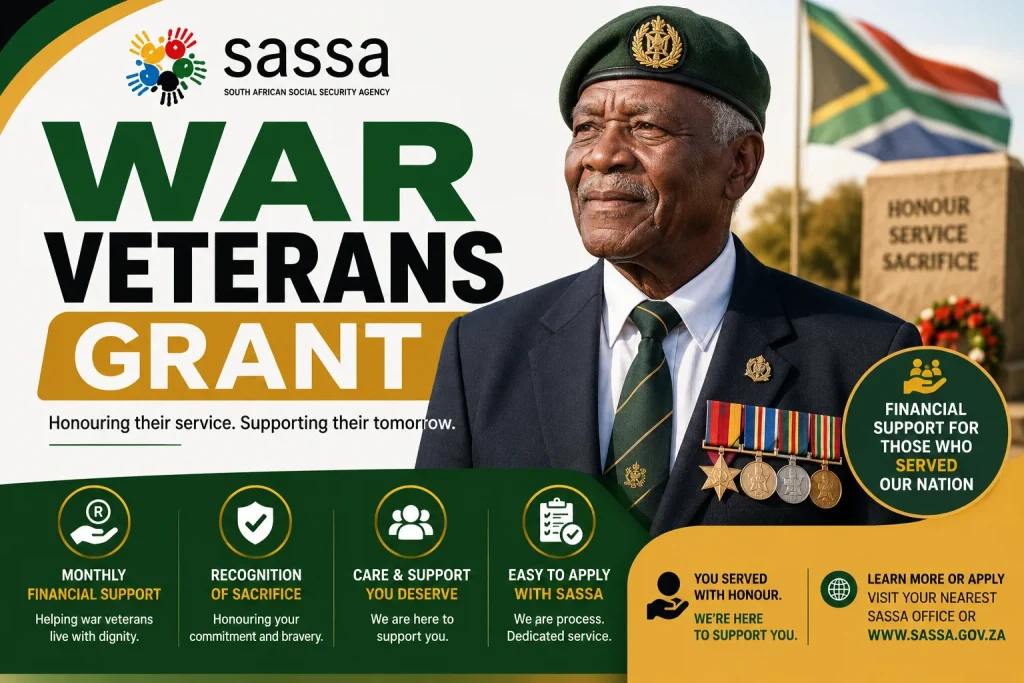 SASSA War Veterans Grant